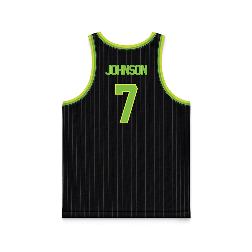 USF - NCAA Men's Basketball : Jayden Johnson - Green Basketball Jersey-1