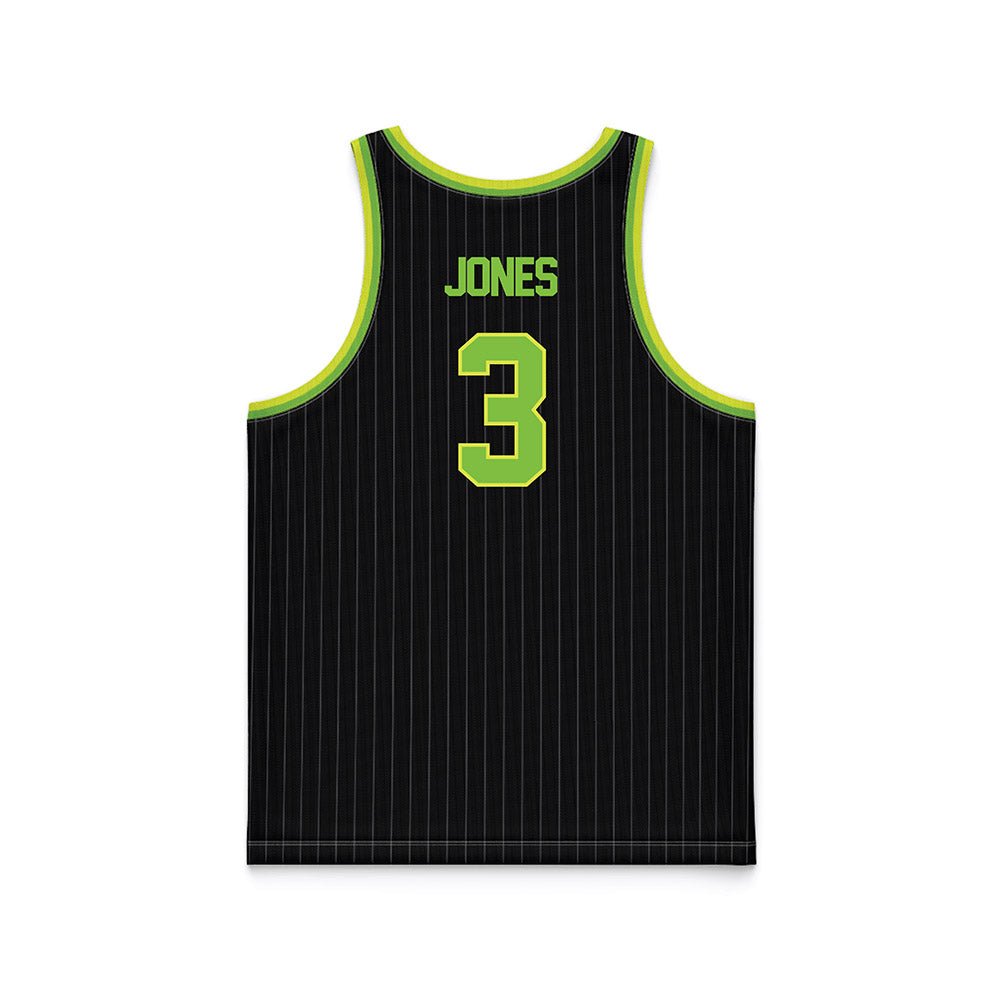 USF - NCAA Men's Basketball : Isaiah Jones - Green Basketball Jersey-1