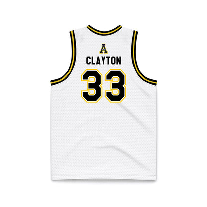 App State - NCAA Men's Basketball : Grant Clayton - Replica Jersey Basketball Jersey-1