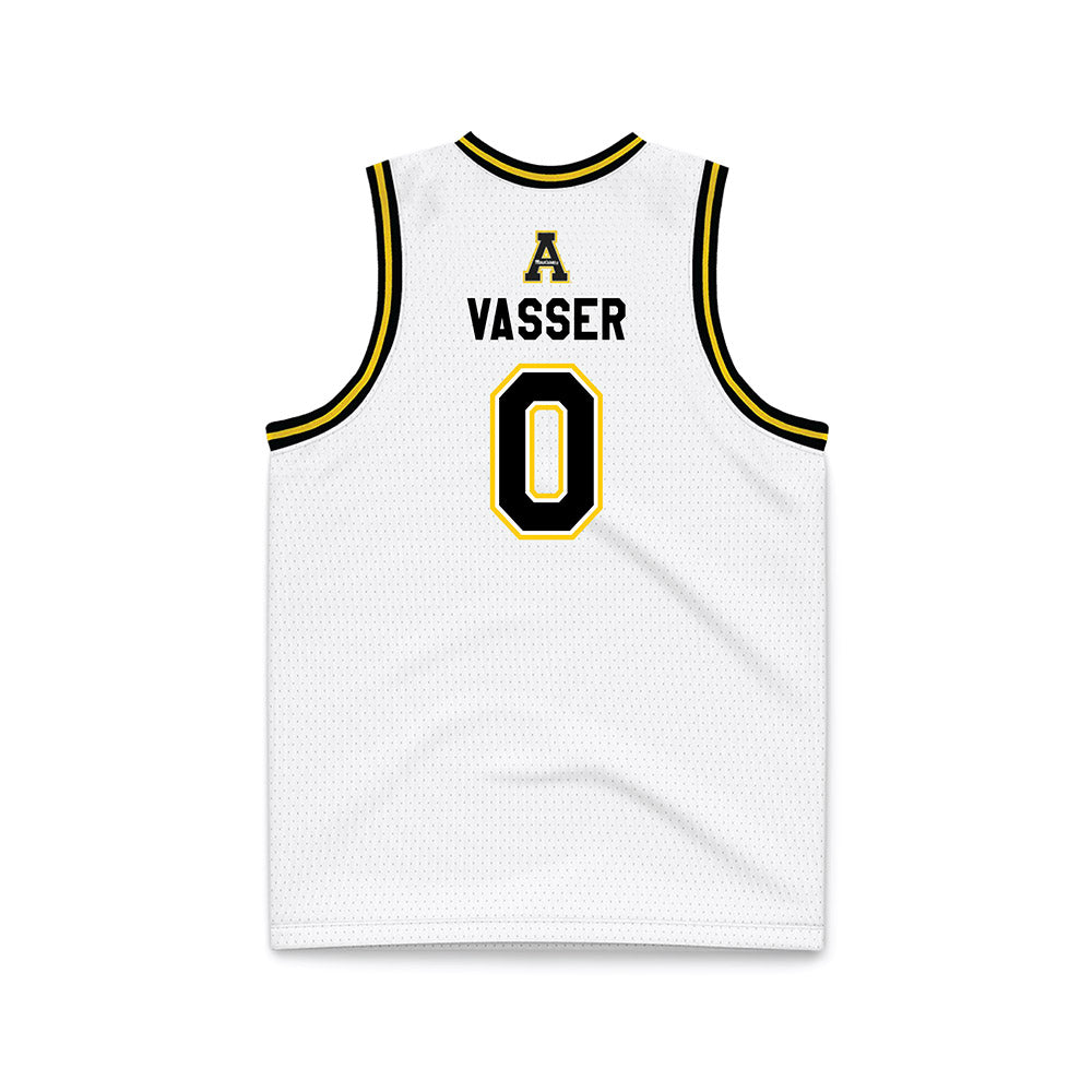 App State - NCAA Men's Basketball : KJ Vasser - Replica Jersey Basketball Jersey-1