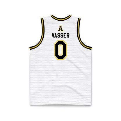 App State - NCAA Men's Basketball : KJ Vasser - Replica Jersey Basketball Jersey-1