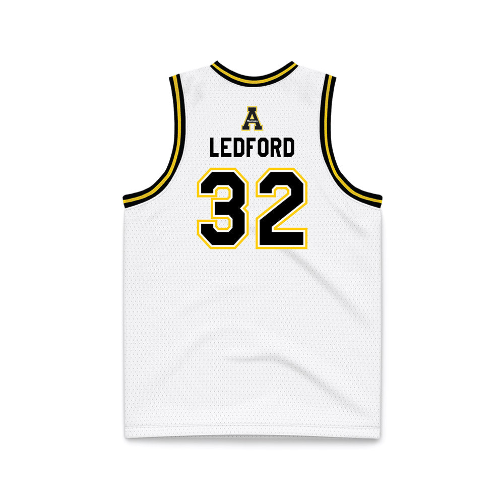 App State - NCAA Men's Basketball : Luke Ledford - Replica Jersey Basketball Jersey-1