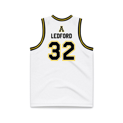 App State - NCAA Men's Basketball : Luke Ledford - Replica Jersey Basketball Jersey-1