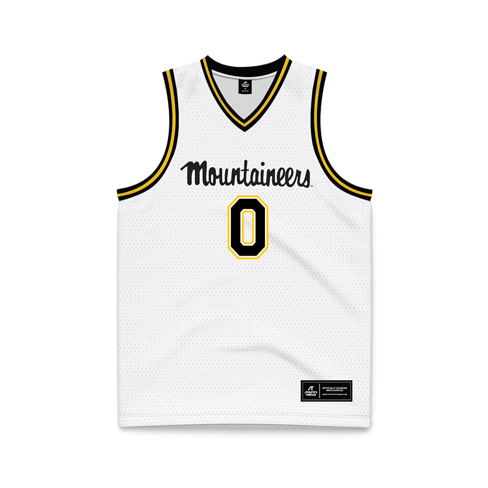 App State - NCAA Men's Basketball : KJ Vasser - Replica Jersey Basketball Jersey-0