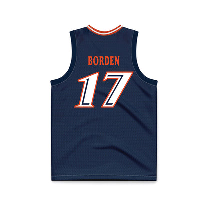 UTSA - NCAA Men's Basketball : Stanley Borden - Navy Basketball Jersey-1