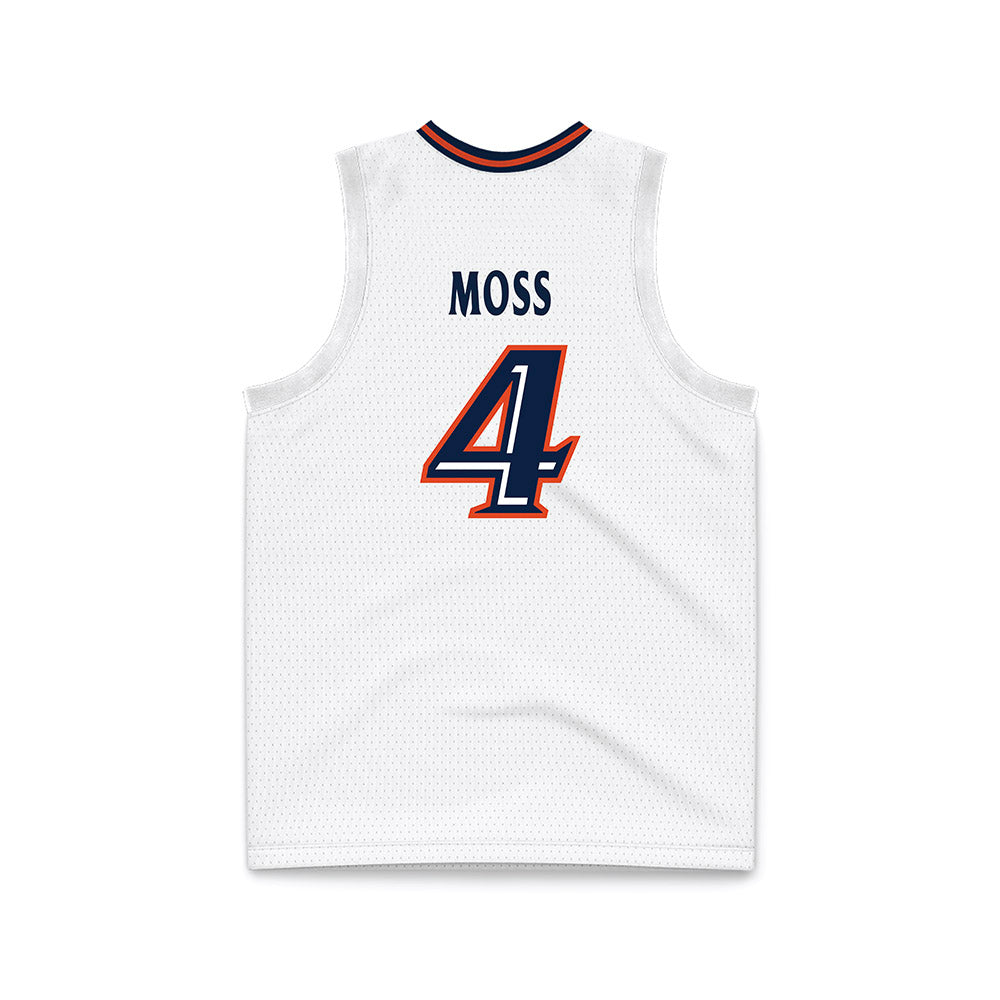 UTSA - NCAA Men's Basketball : Brent Moss - White Basketball Jersey-1