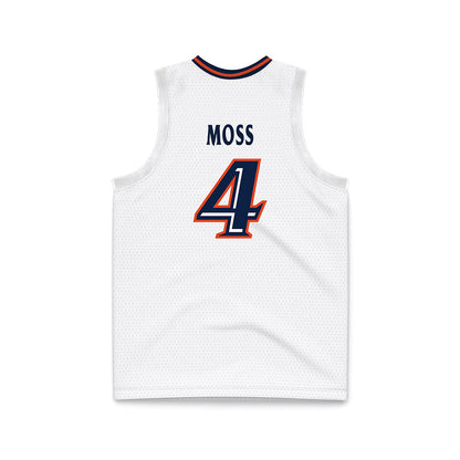 UTSA - NCAA Men's Basketball : Brent Moss - White Basketball Jersey-1