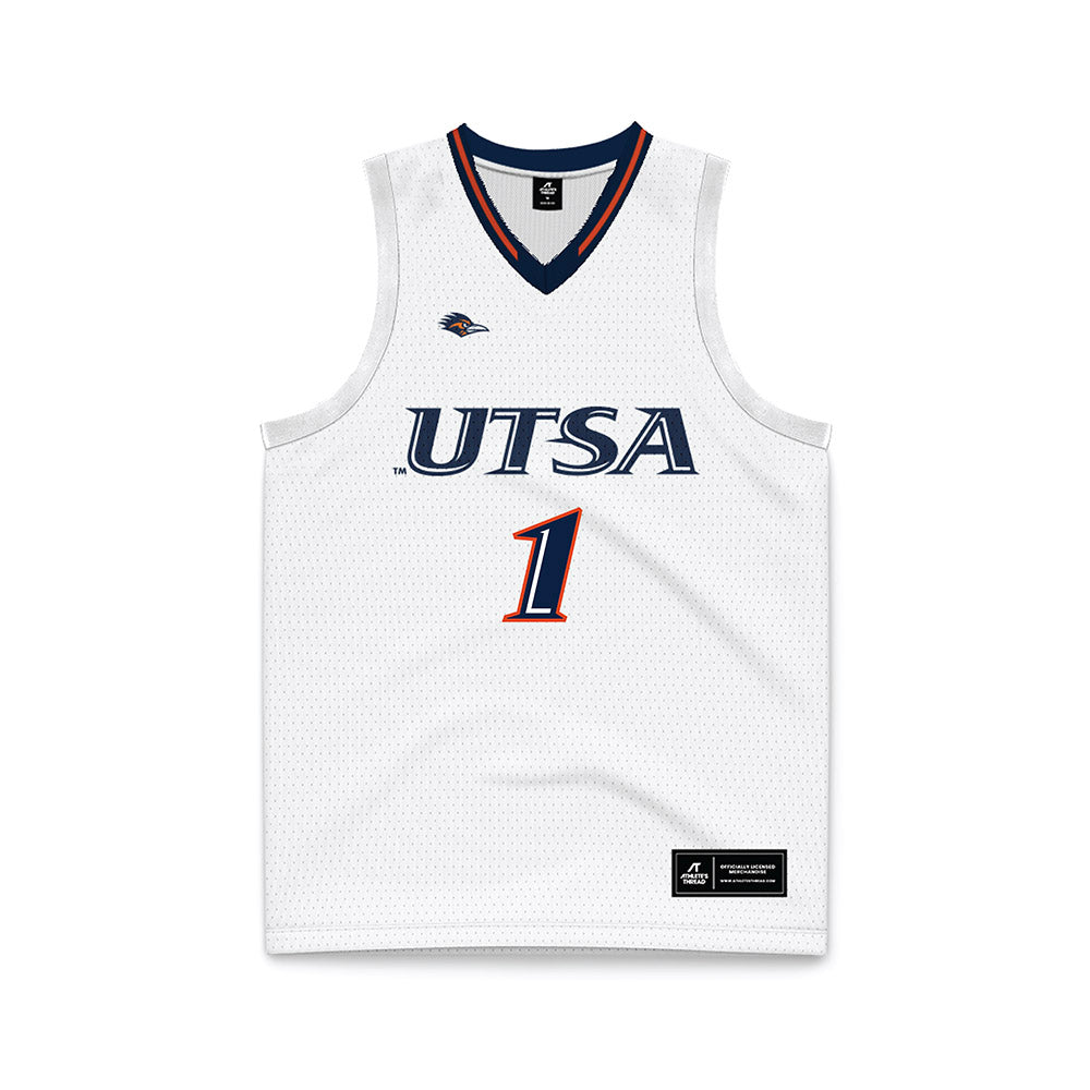 UTSA - NCAA Men's Basketball : Amir Spears - White Basketball Jersey-0