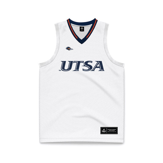UTSA - NCAA Men's Basketball : Josiah LeGree - White Basketball Jersey-0
