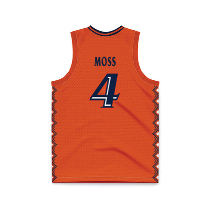 UTSA - NCAA Men's Basketball : Brent Moss - Orange Basketball Jersey-1