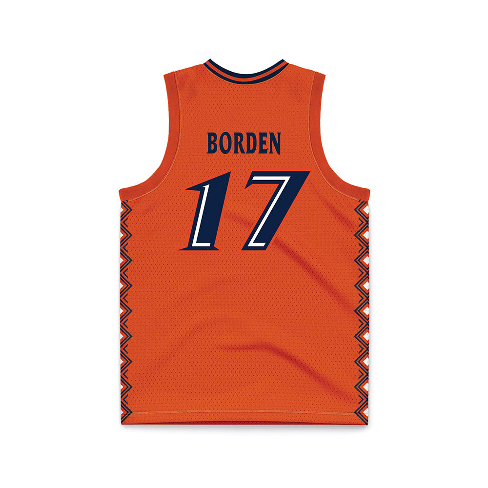 UTSA - NCAA Men's Basketball : Stanley Borden - Orange Basketball Jersey-1