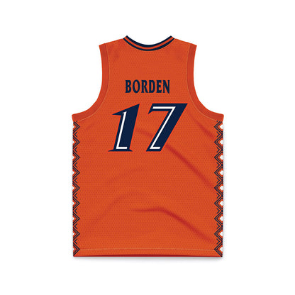 UTSA - NCAA Men's Basketball : Stanley Borden - Orange Basketball Jersey-1
