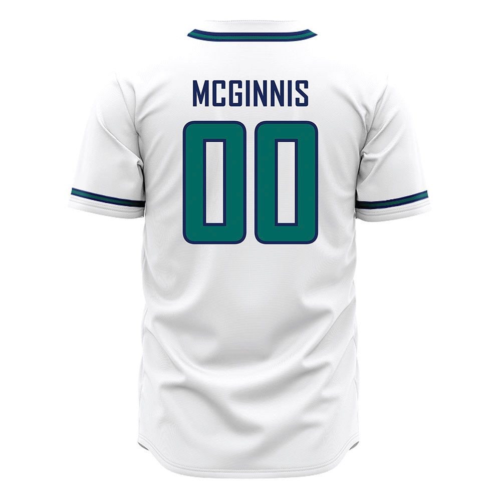 UNC Wilmington - NCAA Baseball : Cason McGinnis - White Jersey-1