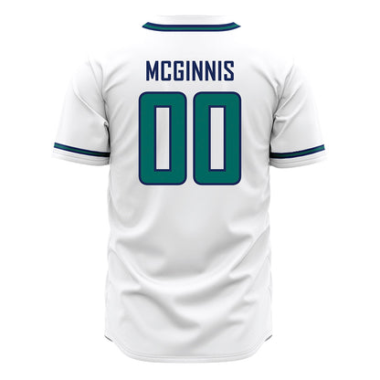 UNC Wilmington - NCAA Baseball : Cason McGinnis - White Jersey-1
