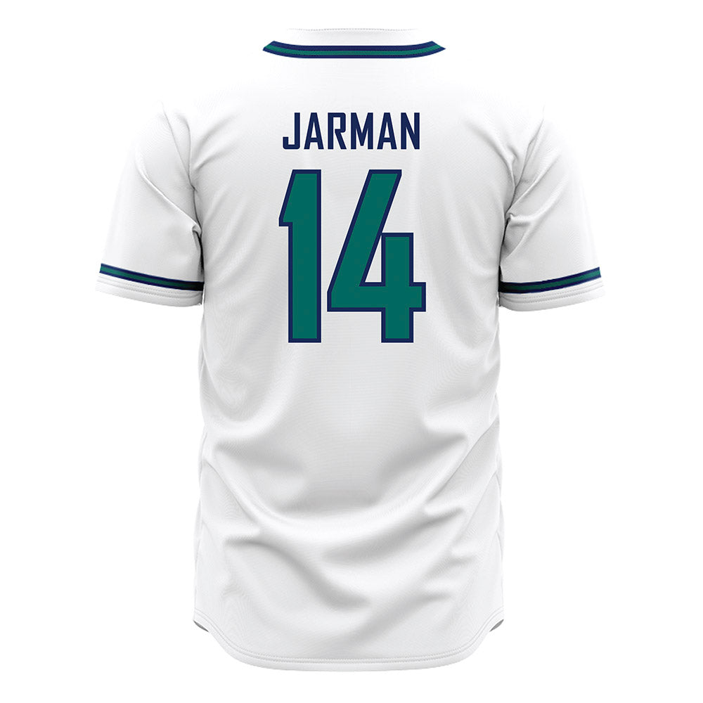 UNC Wilmington - NCAA Baseball : Kolby Jarman - White Jersey-1