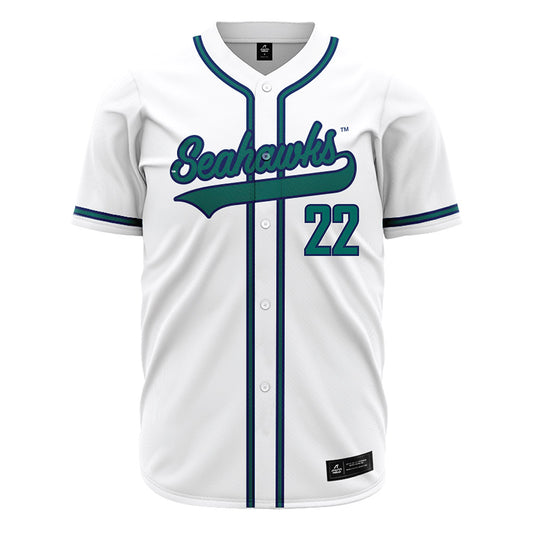UNC Wilmington - NCAA Baseball : Jake Bechtel - White Jersey-0