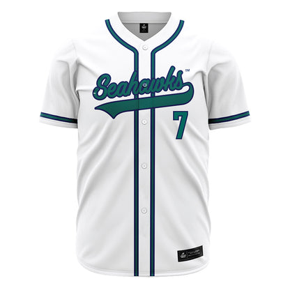 UNC Wilmington - NCAA Baseball : Cole Blevins - White Jersey-0
