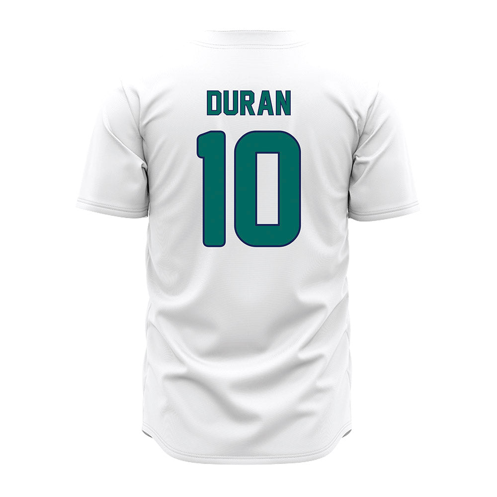 UNC Wilmington - NCAA Softball : Envey Duran - White Jersey-1
