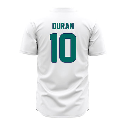 UNC Wilmington - NCAA Softball : Envey Duran - White Jersey-1