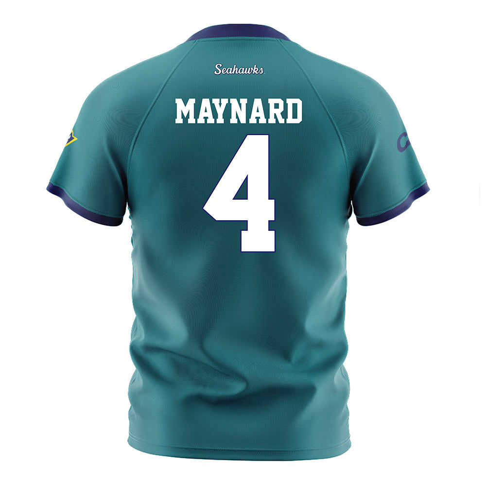 UNC Wilmington - NCAA Women's Soccer : Grace Maynard - Teal Soccer Jersey-1