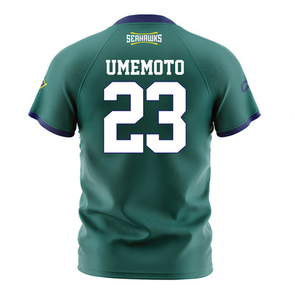 UNC Wilmington - NCAA Women's Soccer : Megumi Umemoto - Teal Soccer Jersey-1
