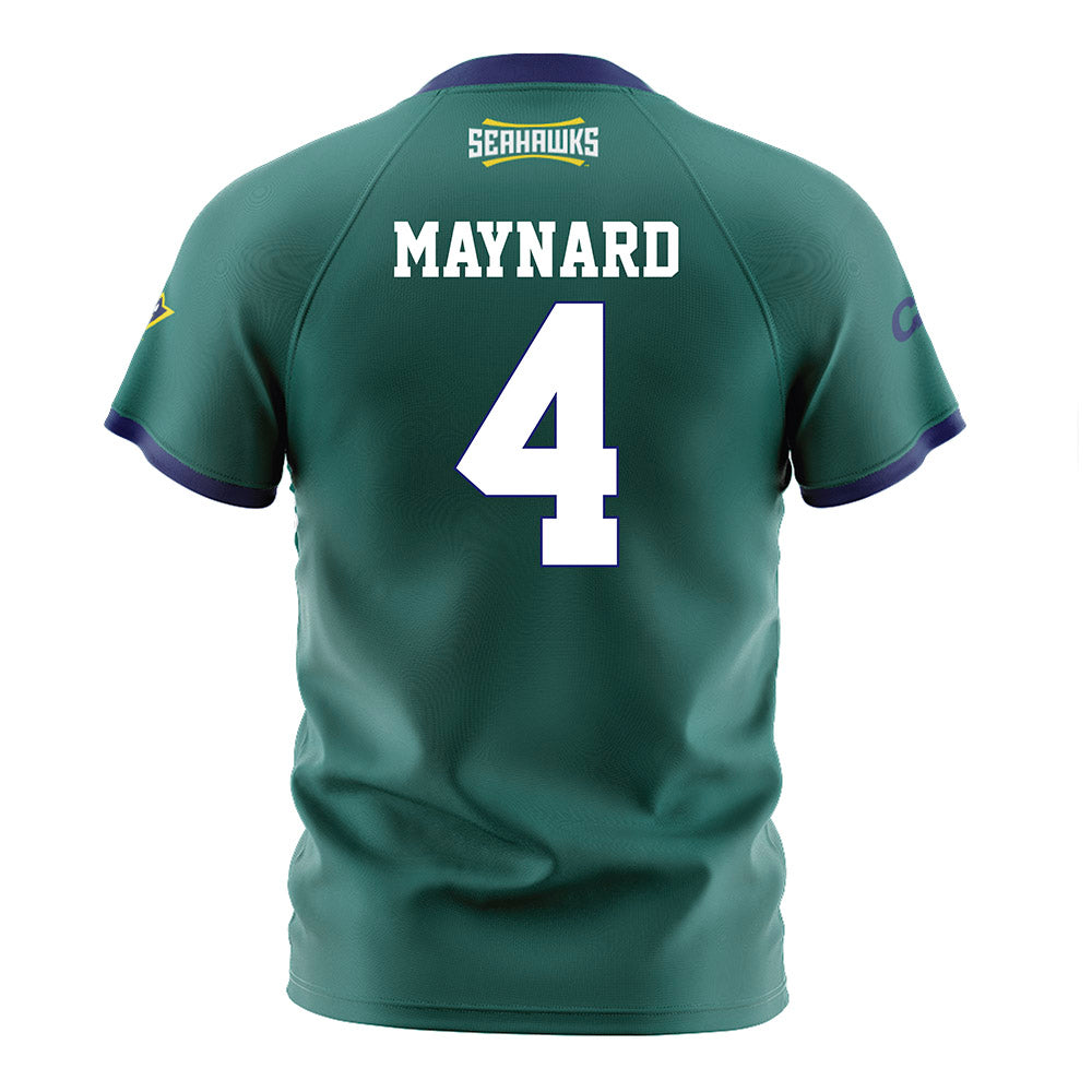 UNC Wilmington - NCAA Women's Soccer : Grace Maynard - Teal Soccer Jersey-1