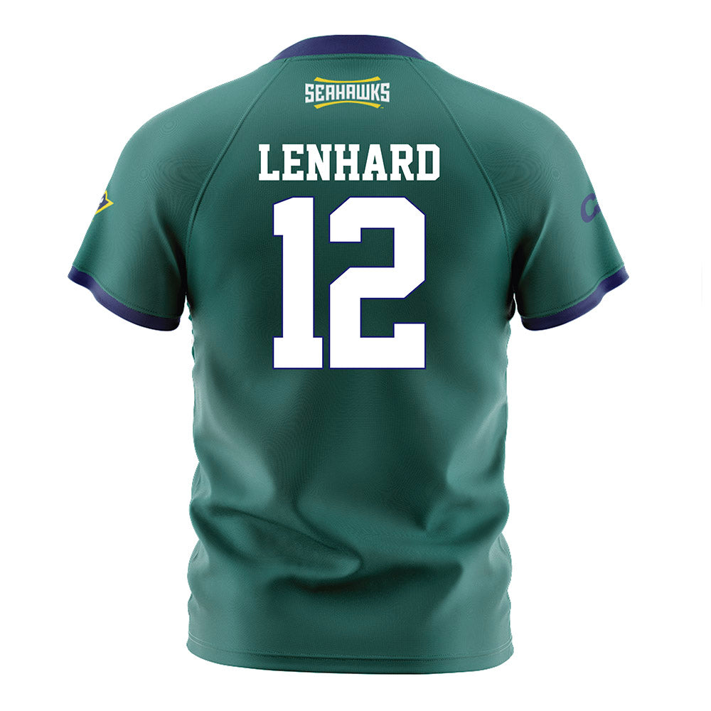 UNC Wilmington - NCAA Women's Soccer : Lindsay Lenhard - Teal Soccer Jersey-1
