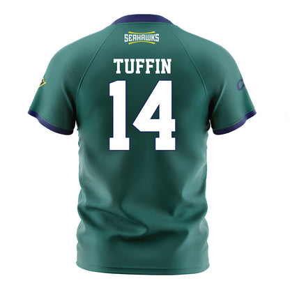 UNC Wilmington - NCAA Women's Soccer : Jada Tuffin - Teal Soccer Jersey-1