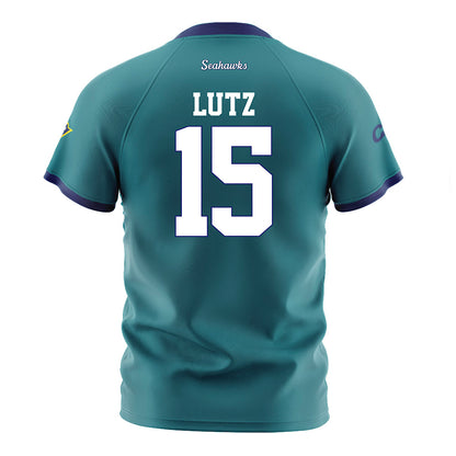 UNC Wilmington - NCAA Women's Soccer : Macy Lutz - Teal Soccer Jersey-1