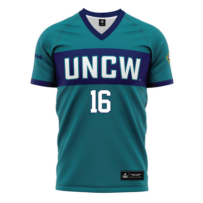 UNC Wilmington - NCAA Women's Soccer : Holly Murphy - Teal Soccer Jersey-0