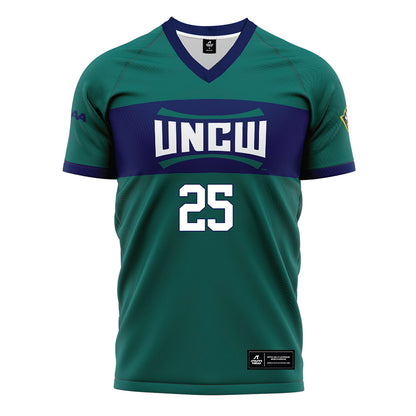 UNC Wilmington - NCAA Women's Soccer : Tilly Thomas - Teal Soccer Jersey-0