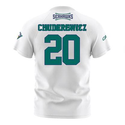 UNC Wilmington - NCAA Women's Soccer : Ava Chuderewicz - White Soccer Jersey-1