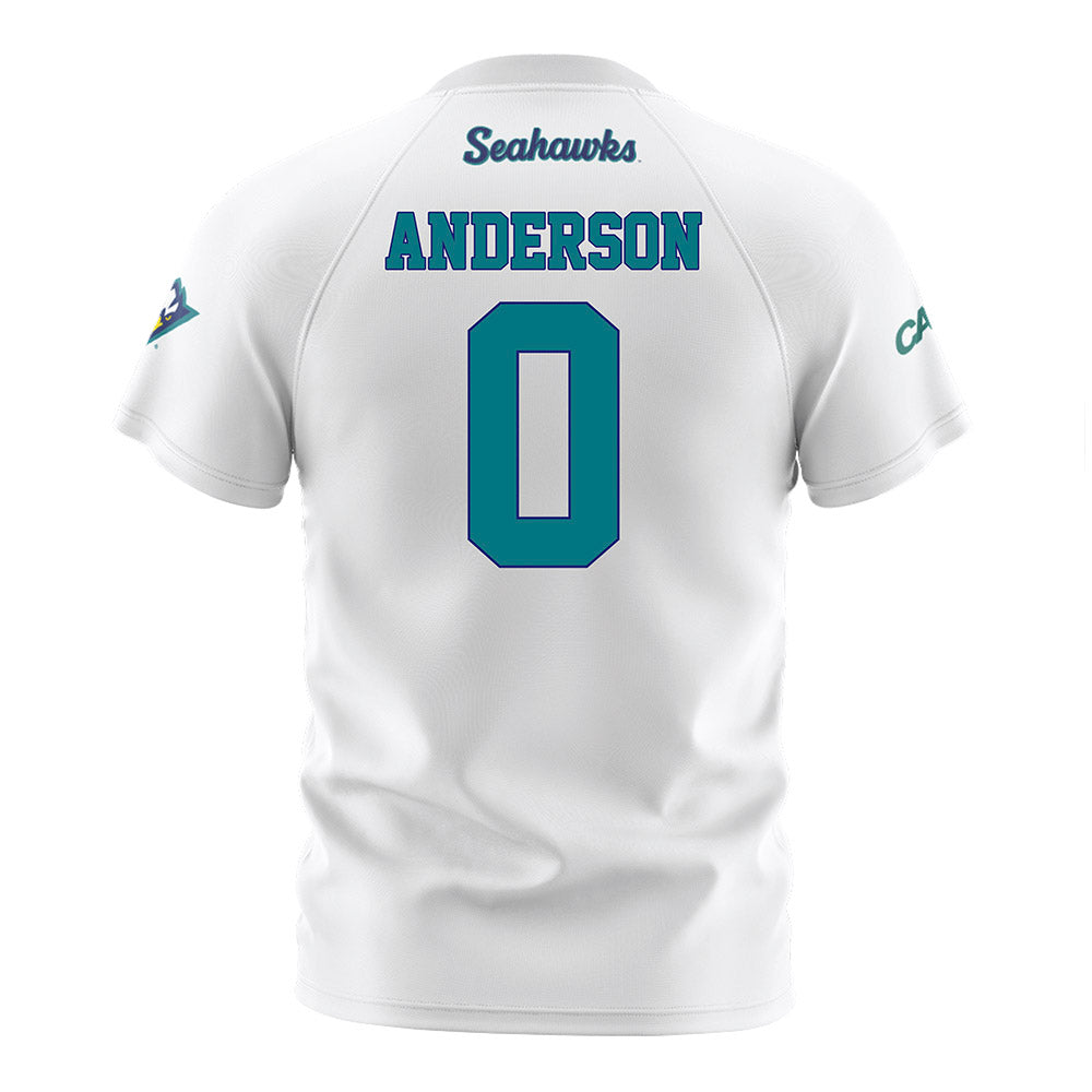 UNC Wilmington - NCAA Women's Soccer : Zoe Anderson - White Soccer Jersey-1