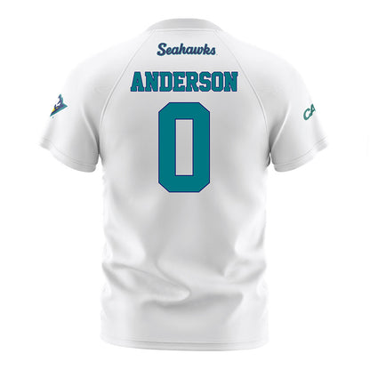 UNC Wilmington - NCAA Women's Soccer : Zoe Anderson - White Soccer Jersey-1