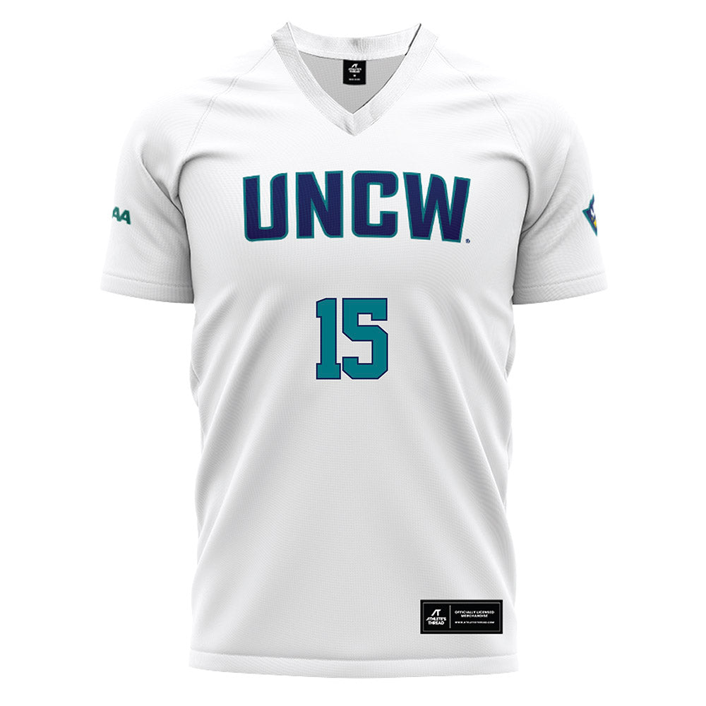 UNC Wilmington - NCAA Women's Soccer : Macy Lutz - White Soccer Jersey-0