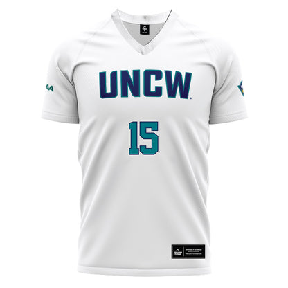 UNC Wilmington - NCAA Women's Soccer : Macy Lutz - White Soccer Jersey-0