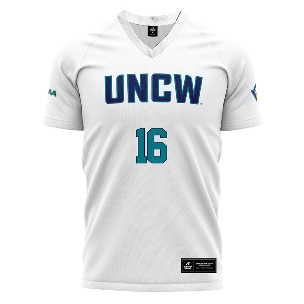 UNC Wilmington - NCAA Women's Soccer : Holly Murphy - White Soccer Jersey-0