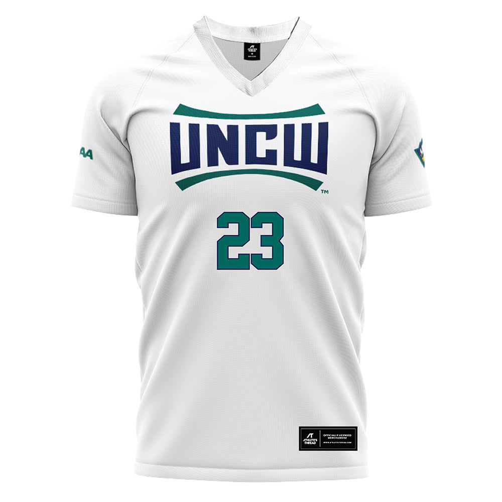 UNC Wilmington - NCAA Women's Soccer : Megumi Umemoto - White Soccer Jersey-0