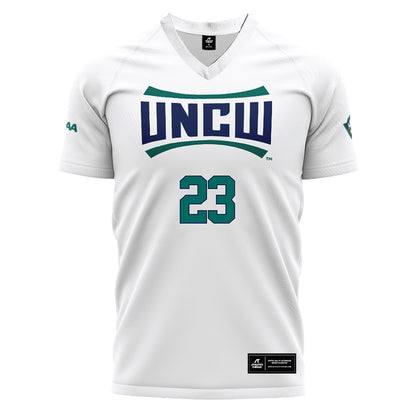 UNC Wilmington - NCAA Women's Soccer : Megumi Umemoto - White Soccer Jersey-0