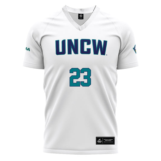 UNC Wilmington - NCAA Women's Soccer : Megumi Umemoto - White Soccer Jersey-0