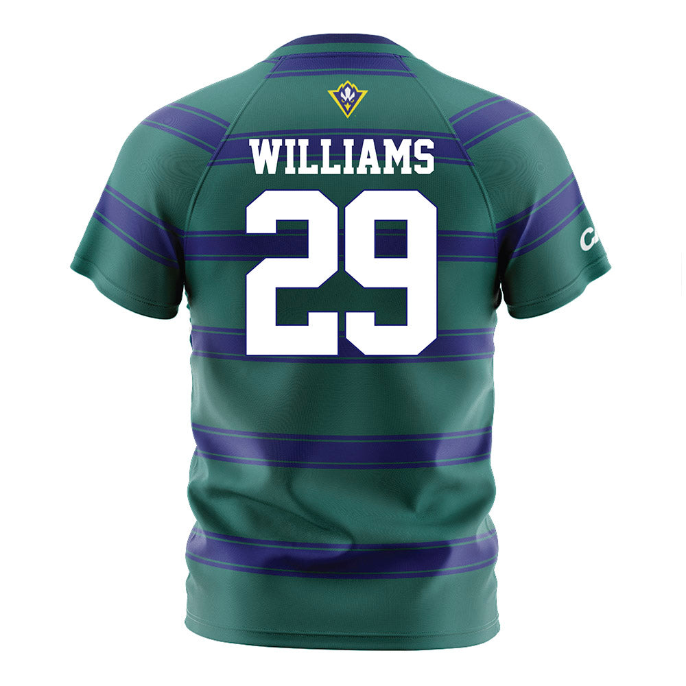 UNC Wilmington - NCAA Men's Soccer : Danny Williams - Teal Soccer Jersey-1