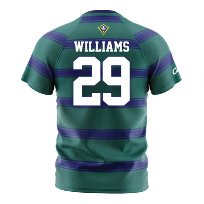 UNC Wilmington - NCAA Men's Soccer : Danny Williams - Teal Soccer Jersey-1