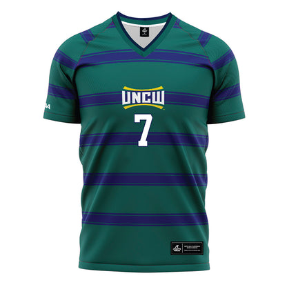 UNC Wilmington - NCAA Men's Soccer : Osei Gyamfi - Teal Soccer Jersey