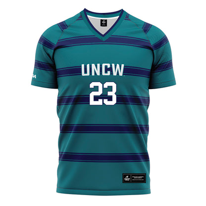 UNC Wilmington - NCAA Men's Soccer : Martin Rivera - Teal Soccer Jersey-0