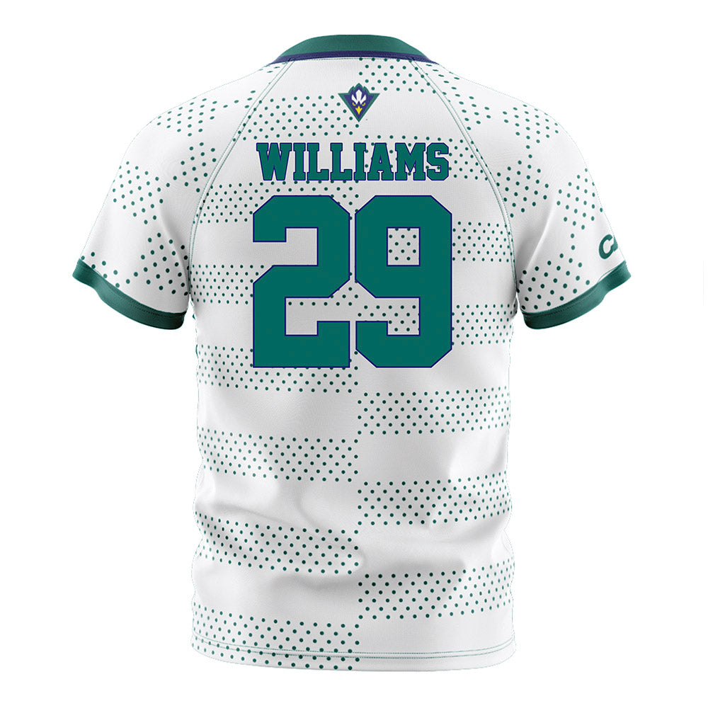UNC Wilmington - NCAA Men's Soccer : Danny Williams - White Soccer Jersey-1