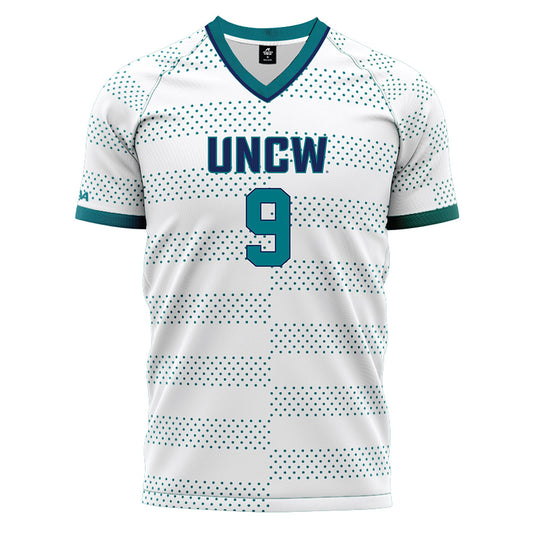UNC Wilmington - NCAA Men's Soccer : Cameron Keay - White Soccer Jersey-0