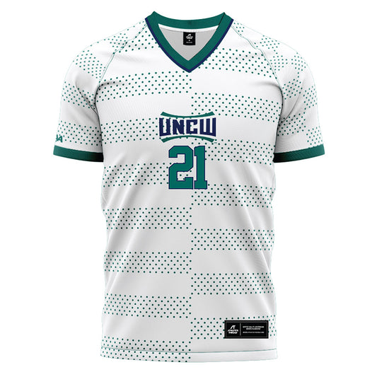 UNC Wilmington - NCAA Men's Soccer : Rohit Thakur - White Soccer Jersey
