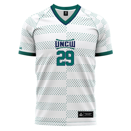 UNC Wilmington - NCAA Men's Soccer : Danny Williams - White Soccer Jersey-0