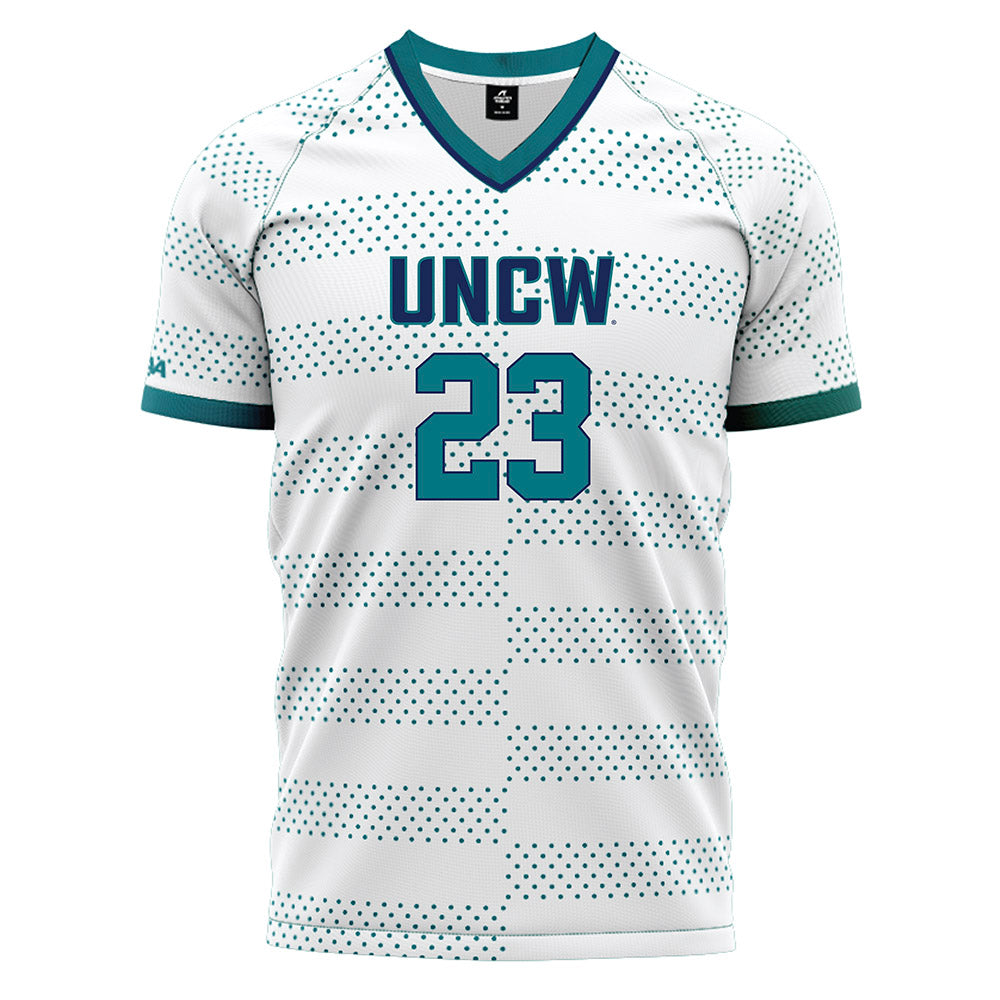 UNC Wilmington - NCAA Men's Soccer : Martin Rivera - White Soccer Jersey-0