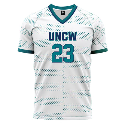 UNC Wilmington - NCAA Men's Soccer : Martin Rivera - White Soccer Jersey-0